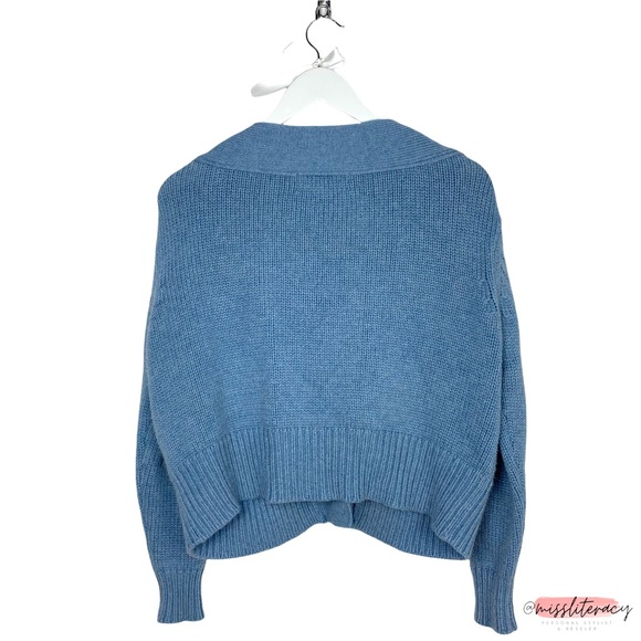 Betty Chow Cashmere Wool Angora Soft Cardigan Sweater with ribbon ties - Picture 4 of 13